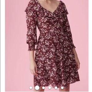 Rebecca Taylor floral silk dress.
